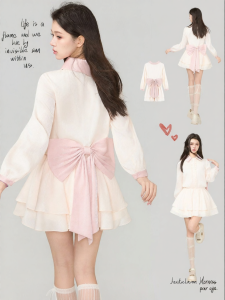KEIKO | Đầm Nơ Hồng Ngọt Ngào và Mát Mẻ