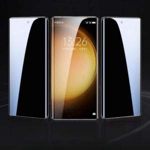 Privacy Tempered Film For Samsung Galaxy S24 Ultra/S23 Ultra/S22 Ultra 9H Anti-peeping Full Cover Screen Protector One-Click Easy Installation Tempered Glass Protective Film