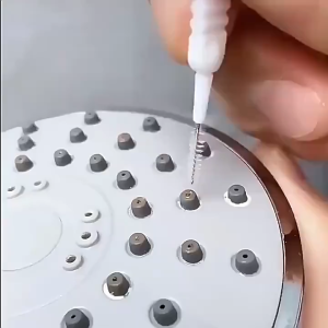 100Pcs Shower Head Anti-clogging Cleaning Brush Bathroom Micro Nylon Pore Gap Cleaning Brush