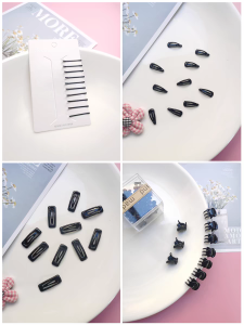 Invisible Mini Black Hair Clips Super Small Size BB Clips for Children Fringes Side Bangs Hair Decoration Fashion Accessories