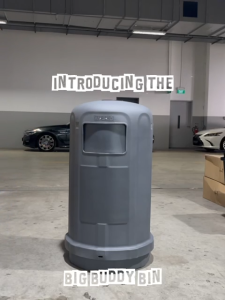 Monkey Proof Dustbin | 150L | Anti Pilferage Bin | Big Buddy Bin | Outdoor Bin | Trash Bin