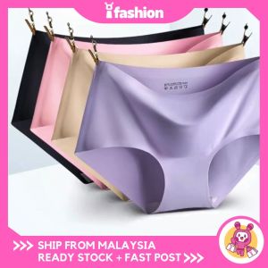 iFASHION 1280 READY STOCK Ice Silk Seamless Women Panties Womens Underwear Seluar Dalam Wanita Kain Sejuk