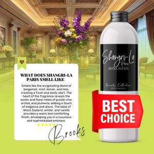 Brooks Shangri-La Paris Hotel Scents Water based Concentrated Water Soluble Eco Air Diffuser