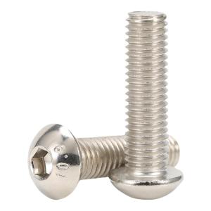 BAIRUITE | 10.9 Grade Nickel-Plated Hex Socket Cap Screws Button Head Screws Pan Head Screws M1.6 M3 M4 M5 M6 M8 M12
