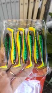 Bộ mồi cá mềm NFF + LƯỠI AR15  câu lure cá lóc  cá chẽm