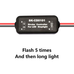 Aideepen | Flash Strobe Controller Flasher Module for LED Brake Light Tail Stop Light 12-24V SK-CD0102 SK-CD0101 SK-CD0100