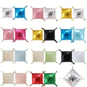 25 Pieces of Double-Sided Square Aluminum Foil Balloon Walls for Anniversary Wedding Season Valentines Day Birthday Party