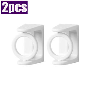 360° Rotatable Retractable Pole Fixator for Non-drilling Strong Adhesive Hooks Towel Rod Shower Curtain Rod Bracket Holder Rack