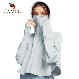 Cameljeans Ngoài Trời Chống nắng cclothing lụa Băng bảo vệ khỏi tia UV nữ chống nắng Áo khoác mỏng thoáng khí