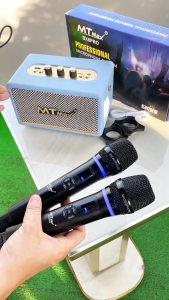 Micro BX6 pro phiên bản nâng cấp 2025 chỉnh echo vol Ch trên thân mic chuyên dùng cho xe ô tô loa hãng loa vi tính tích hợp bluetooth micro pin sạc bảo hành 12 tháng