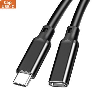 Cáp Mở Rộng USB C 20Gbps 240W USB3.2 4K 120Hz Đầu Nối Type C Chuyển Đổi Từ Đực Sang Cái Dùng Cho Hub PS VR2 iPhone MacBook Switch