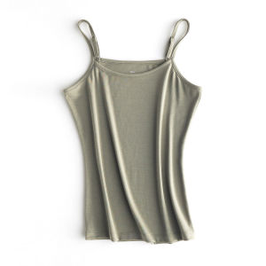 miiow | Cat Lady Modal Strap Vest 2025 Summer New Womens Top Slimming Inner Wear Outerwear Basic Base Layer Backless Versatile Style