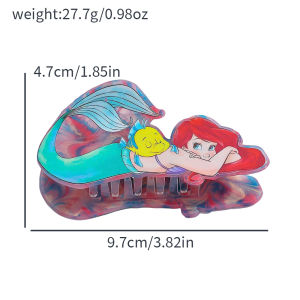 1PC/4PCS Disney Little Mermaid Hair Claw Multi-functional Hair Accessory Hair Claw