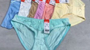 5 Quần Chip Nữ 35kg Đến 65kg vải Cotton Cao Cấp Phối Ren Trước Mềm Mại Marketonline68 VN120