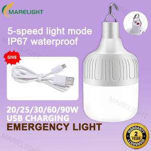 [BUY 1 TAKE 1]LED Emergency Light bulb 5 Mode USB Rechargeable Light Waterproof Camping Portable Lamp Lantern