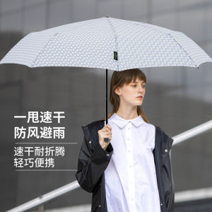Janefer Lightweight Portable Folding Umbrella Large Umbrella Surface Wind Resistant Double Fold Rain Umbrella  Style
