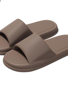 Japanese Style Mens Slippers Summer Home Indoor Bathroom Anti-Slip Bathing Odor Resistant Comfortable EVA Flat Sandals