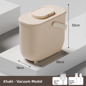 HELLOLEIBOO | Electric Vacuum Pet Food Storage Container
