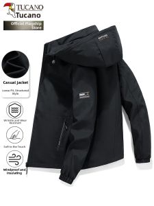 TUCANO | Spring Autumn New Detachable Hood Mens Casual Jacket