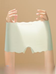 MiiOW | Quần an toàn Ice Silk không đường may cho nữ Quần lót ngắn chống vi khuẩn không co giãn cạp vừa mùa hè 2025