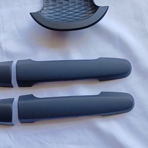 Paket Outer Door Cover Handle Cover Pegangan Pintu Tank Cover Mobil Innova Lama 2004 - 2015 Hitam Premium