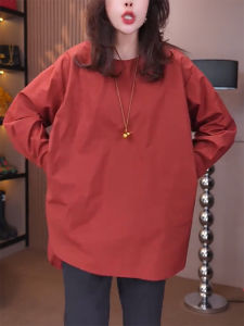 QINGNAER | Elegant Loose Body Concealing Womens Tunic
