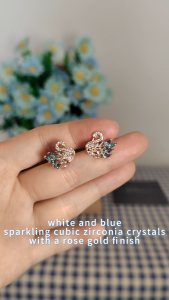 Moonrix Earring Odette Swan Zirconia Stud Earring