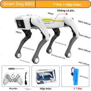 Teeggi Điện RC Robot Chó Đa Năng Được Trang Bị Tháp Pháo Bionic Thông Minh Đồ Chơi Giáo Dục Dành Cho Độ Tuổi 14+ Sẵn Sàng Sử Dụng Quà Tặng