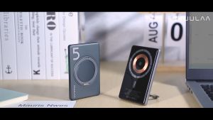 【Malaysia Stock】KUULAA 5000mAh PowerBank Wireless Magnetic 9.6mm Ultra Thin Mobile Power Bank Fast Charging Suitable for iPhone 16 Pro Max 16 15 14 13 12 Pro Max