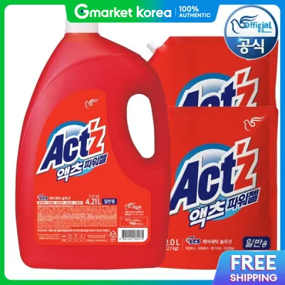 Pigeon | Acts Liquid Laundry Detergent Power Gel (Regular) 4.2L Bottle + 2L Refill X 2