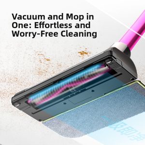 Supor | Cordless Home Use Large Suction Small Handheld Dust Visible Vacuum Cleaner with Mopping and Cat Hair Pickup Functions
