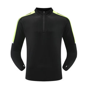 New Football Jersey Badminton Clothes Outfit Men and Women Kids Long Sleeves Fleece-lined Autumn and Winter Sports Running Ping-Pong Training Wear