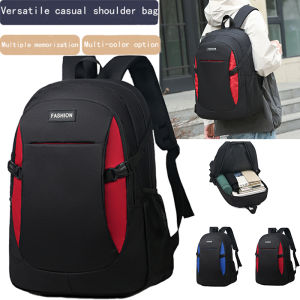 Dual-shoulder backpack mens bag computer bag large capacity multi-functional business trip travel bag for study