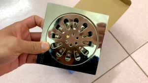 Thoát Sàn Ga Thoát Nước Nhà Tắm HODABOSS Đồng INOX304 Nguyên Khối Ngăn Mùi Hôi tuyệt đối Hố Lược rác đồng đúc dài