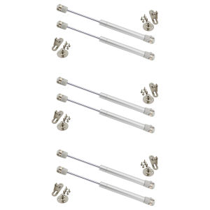 【New Arrival】 80N/100N/120N Gas Spring Cabinet Hinge Stay Soft Close Open 2pcs Hydraulic Furniture Door Lift Support Silent for Kitchen Cupboard