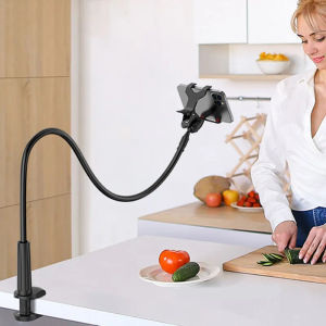 Universal Mobile Phone Holder Bracket For Smartphone Flexible Lazy Bracket Bed Snap-On Mobile Phone Holder Clip Bedside Watch TV