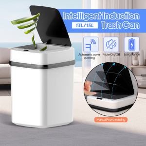 ถังขยะระบบ 15L ถังขยะอัจฉริยะ ถังขยะเปิดปิดอัตโนมัติ Sensor วัสต์ ถังขยะอัจฉริยะสำหรับบ้าน