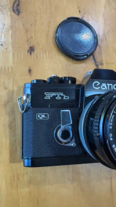 CANON FTB QL  CANON LENS FD 50MM.F1.8 SC.