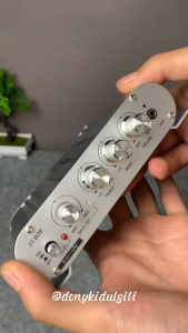 LVPIN - ST-838 Ampli Mini HiFi Stereo Amplifier Treble Bass Booster 12V Lengkap Free Adaptor 12V 3A