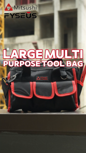 Fyseus by Mitsushi Tool Storage Bag Heavy Duty with Pocket Multifunctional Hardware Tool Bag for Plumbers Electricians Handymen