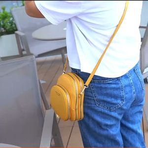 TB BAG #1823 FASHION LEATHER 3ZIPPER SHOULDER BAG CELL PHONE PURSE AND CARD HOLDER FOR WOMEN