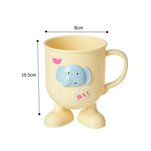 Antibacterial Cute Princess Baby Tooth Cup High Foot Household Mouthwash Cup for Girls Creative Home Use Washing Cup