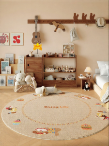 YUNHAOBUYI | Soundproof Non-slip Easy-to-clean Round Carpet