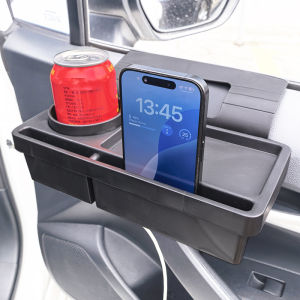 SEAMETAL Car Storage Box Portable Window Drink Cup Holder Phone Holder Phone Multipurpose Car Organizer