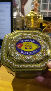 Paket Bukhur Salwa Surrati 100 grm Mabkhara Bukhur Arang Magic fre Sendok Gold Mini