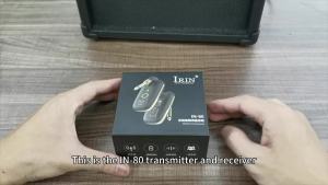 IRIN | IRIN Electric Guitar Pickup Transmitter Receiver System 7 Channels UHF Channel for Electric Guitar Bass Amplifier Parts