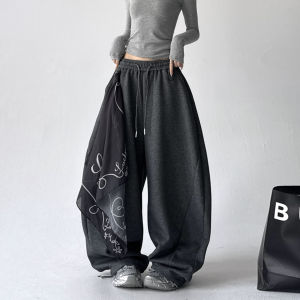 MUYUZI | Mid-Century Inspired Sashes Street Style Casual Wide-Leg Pants