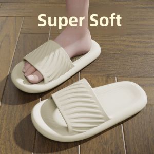 Couples Summer Simple Style Home Indoor Bathroom Anti-Slip Soft Bottom Outdoor Wearable Slippers Mens Flip Flops Casual Slippers