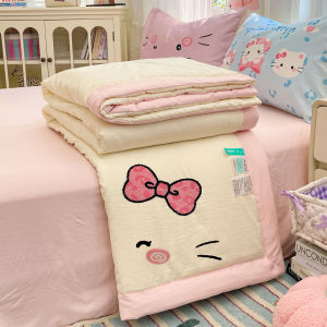 MINGSHA | Embroidered Summer Quilt Set