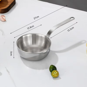 316 Stainless Steel Oil Pot Egg Frying Pan Mini Soup Milk Pot Cooking Saucepan Scalding-proof Kitchen Tool Cookware Accessories